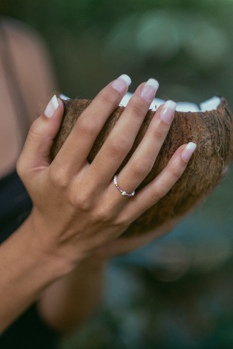 Nos bagues, Arima Bijoux, pierres naturelles, keshis de Tahiti et perles d’eau douce