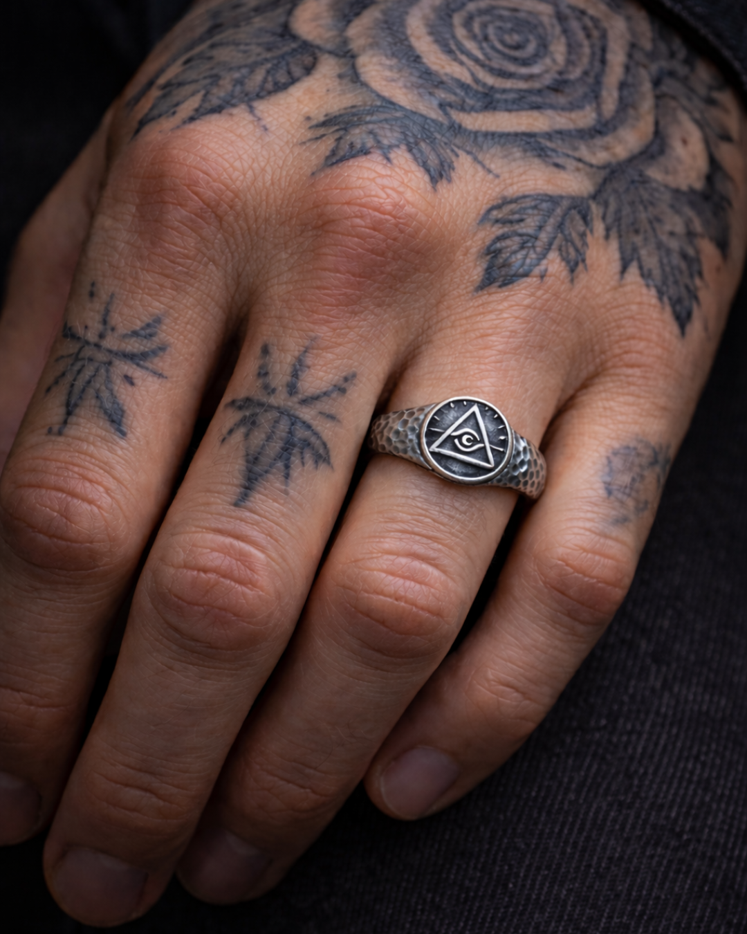 Notre bague Gardien en argent 925, une bague de caractère 